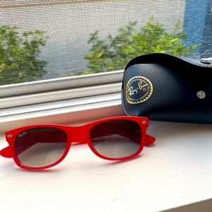 Red Ray-Bans (barely worn)